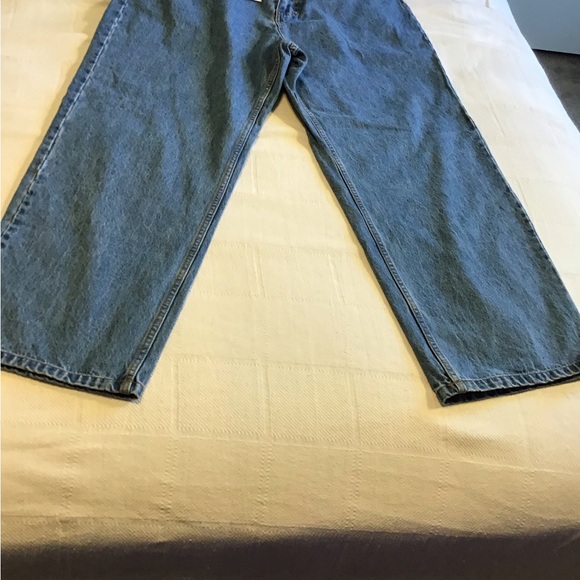 Rhythm Essential Relaxed Fit Blue Jeans 36’ waist size 18-20 (XL) NWT MSRP $68 - Picture 7 of 7